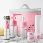9-Piece Travel Spray Bottle Set for Cosmetics