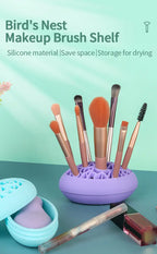 Silicone Brush & Lipstick Holder
