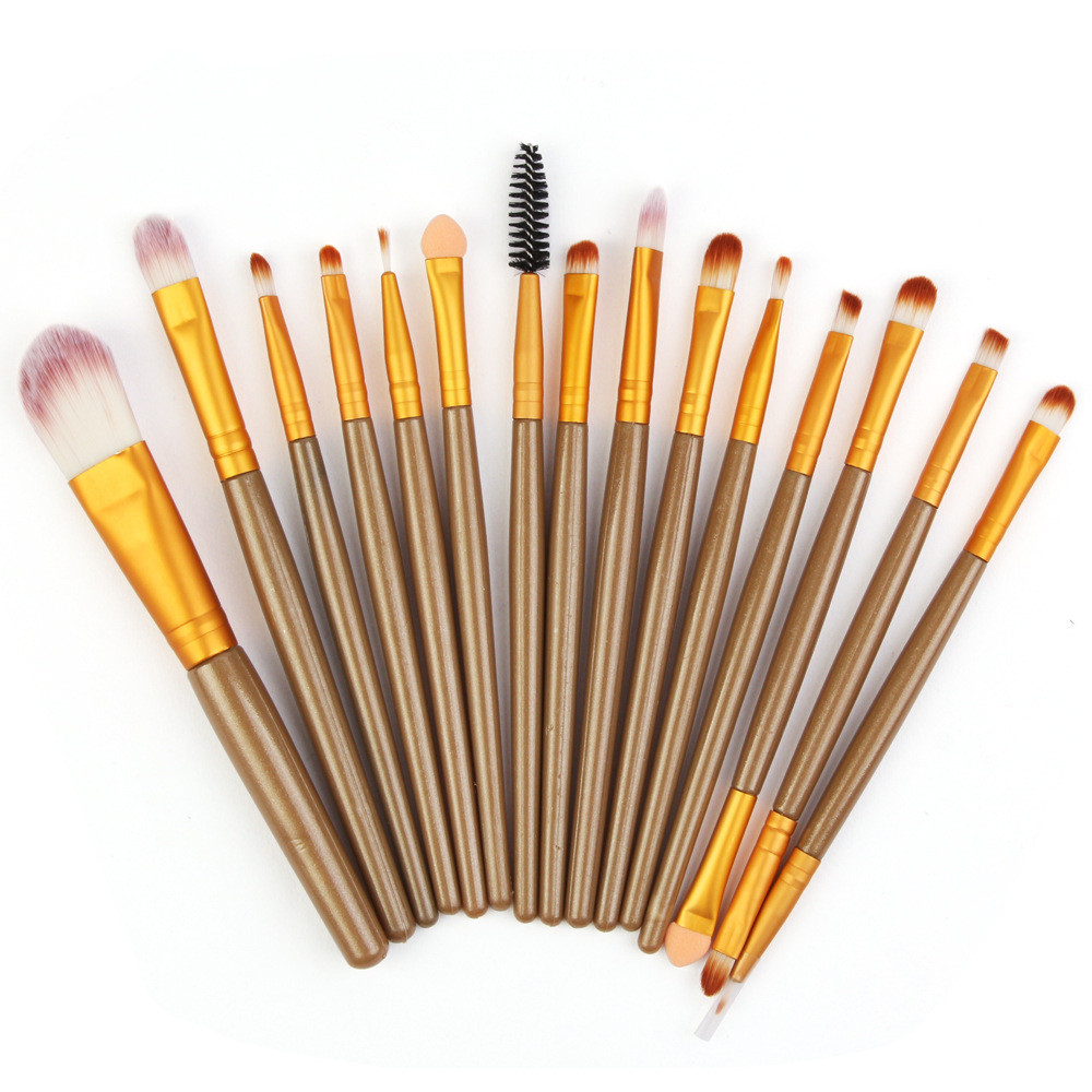 Makeup Brush Collection — 15 Pieces