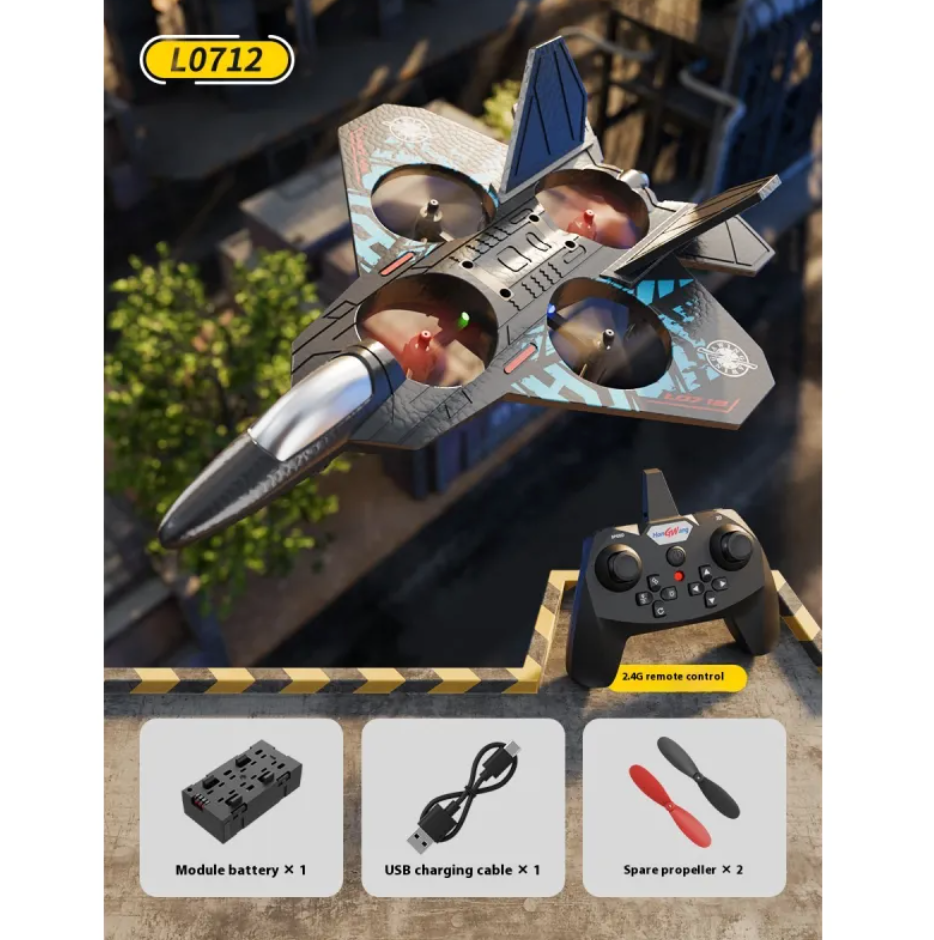 Avion de chasse RC en mousse légère pour enfants