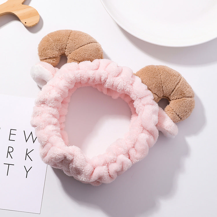 Plush Horn Skincare Headband