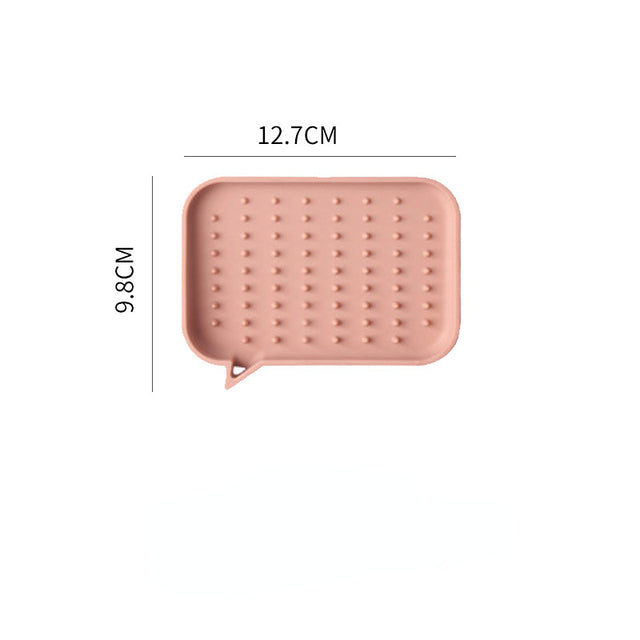 Silicone Draining Soap Tray