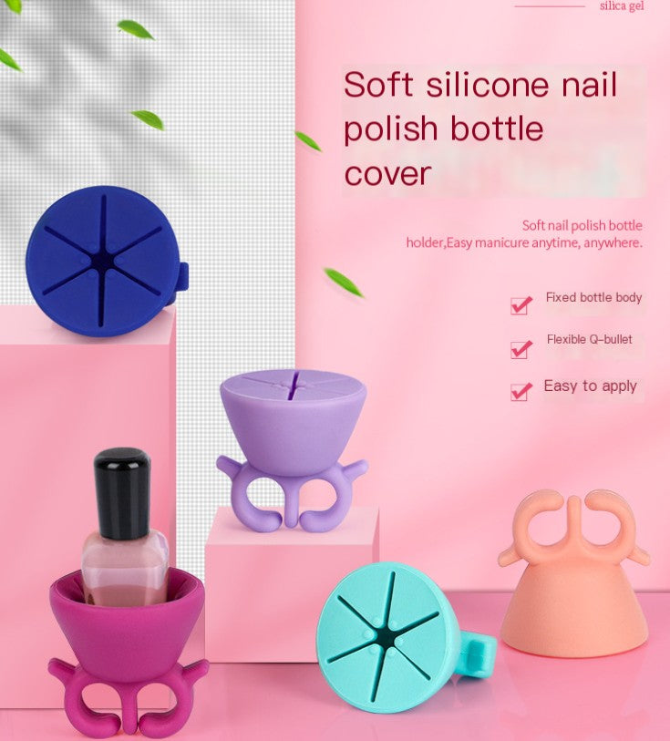 Silicone Nail Polish Bottle Holder