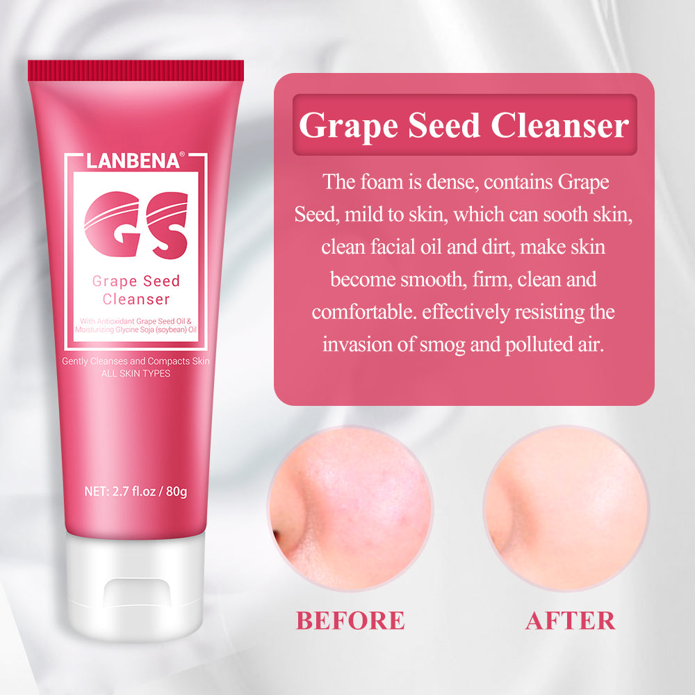 Grape Seed VC Hyaluronic Cleanser for Brightening