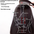 Press-Dispensing Scalp Comb
