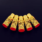 Gold-Finish Fragrance Bottle — 3 ml