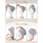 Hair Towel Wrap Set for Drying and Bathing (1 or 3 pcs)