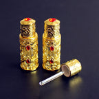 Gold-Finish Fragrance Bottle — 3 ml