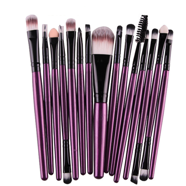 Makeup Brush Collection — 15 Pieces