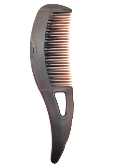 Press-Dispensing Scalp Comb