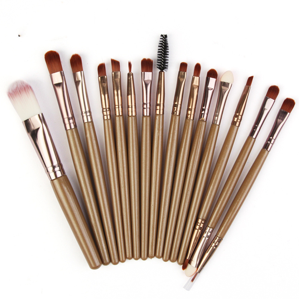 Makeup Brush Collection — 15 Pieces