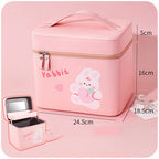 Portable Double Layer Multifunctional Makeup Bag