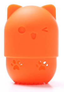 Cat-Shaped Makeup Sponge Case