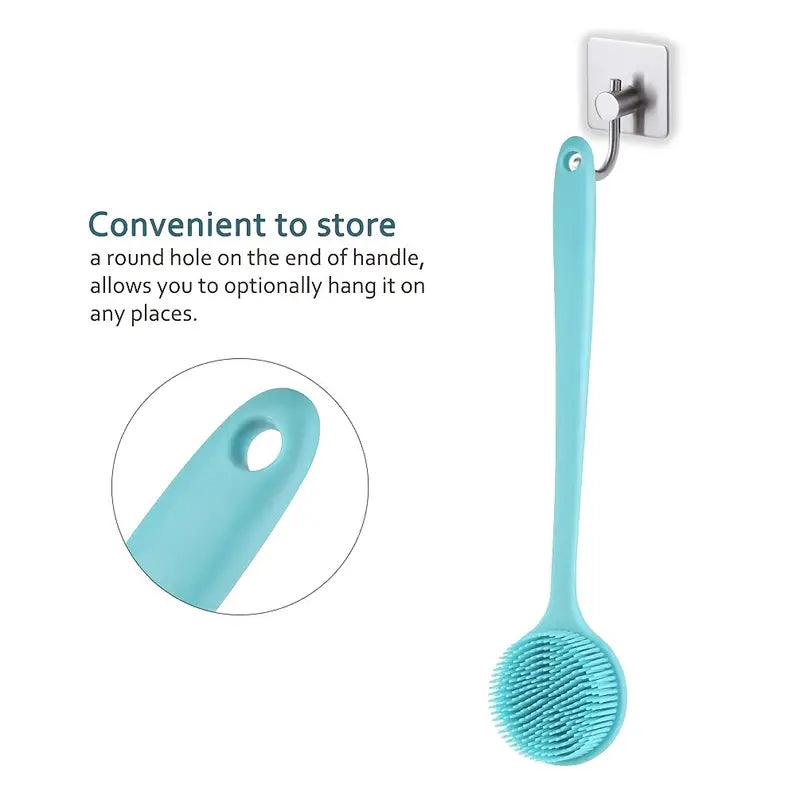 Long-Handle Silicone Body Brush