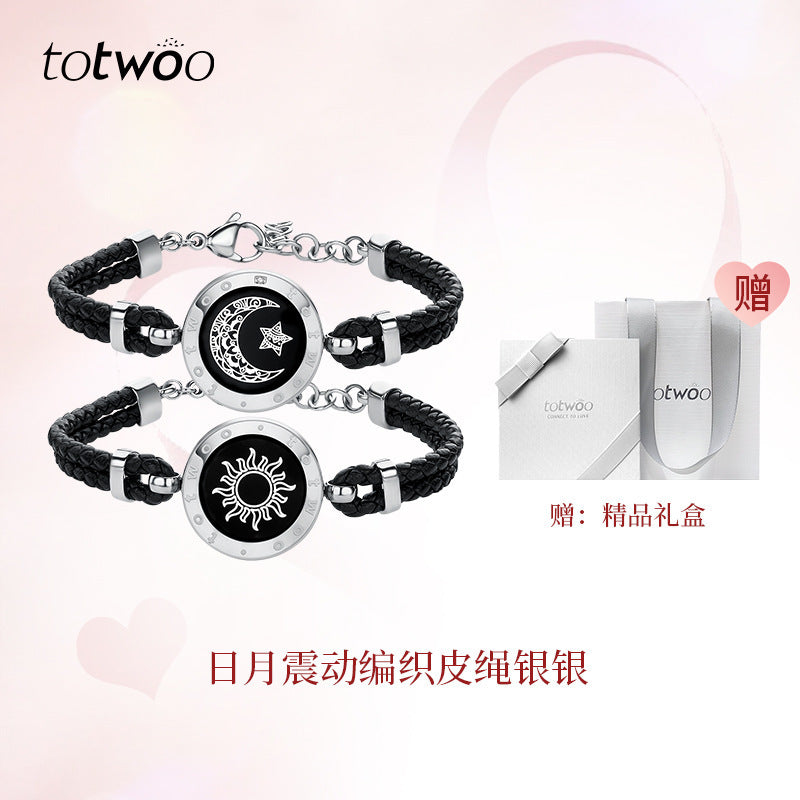Totwooカップル用スマートブレスレット（フラッシュ＆振動機能付き）