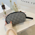 Houndstooth & Zebra Makeup Pouch