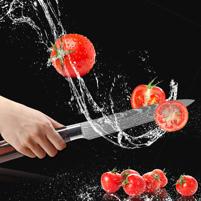 Ensemble de couteaux de cuisine style Damas