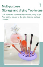 Silicone Brush & Lipstick Holder
