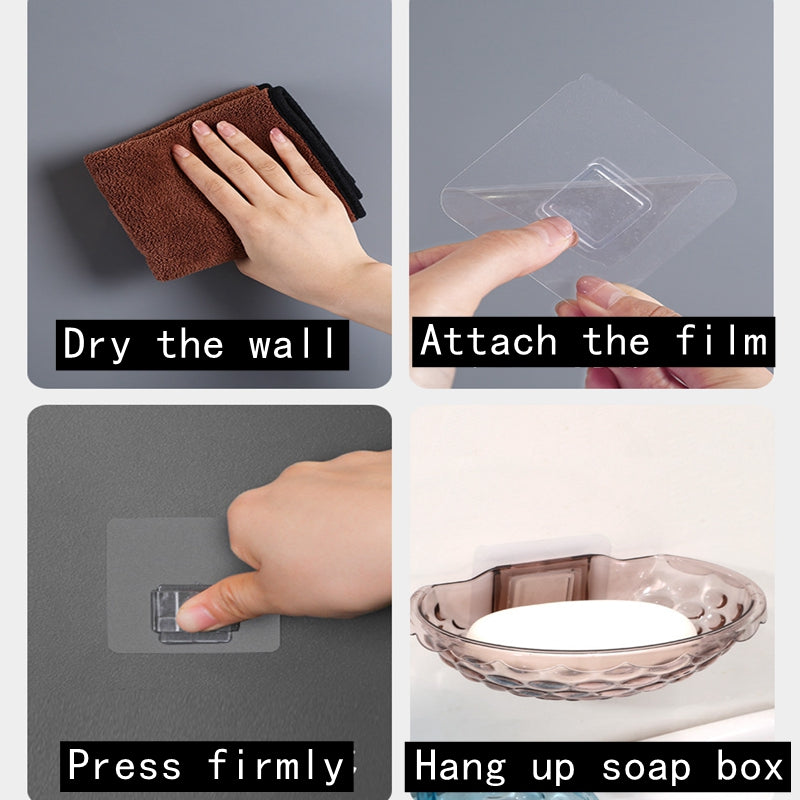 Shell-Shaped Draining Soap Dish