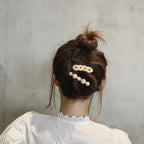 Pearl-Effect Hair Clip Collection