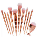 11-Piece Unicorn Gradient Makeup Brush Set