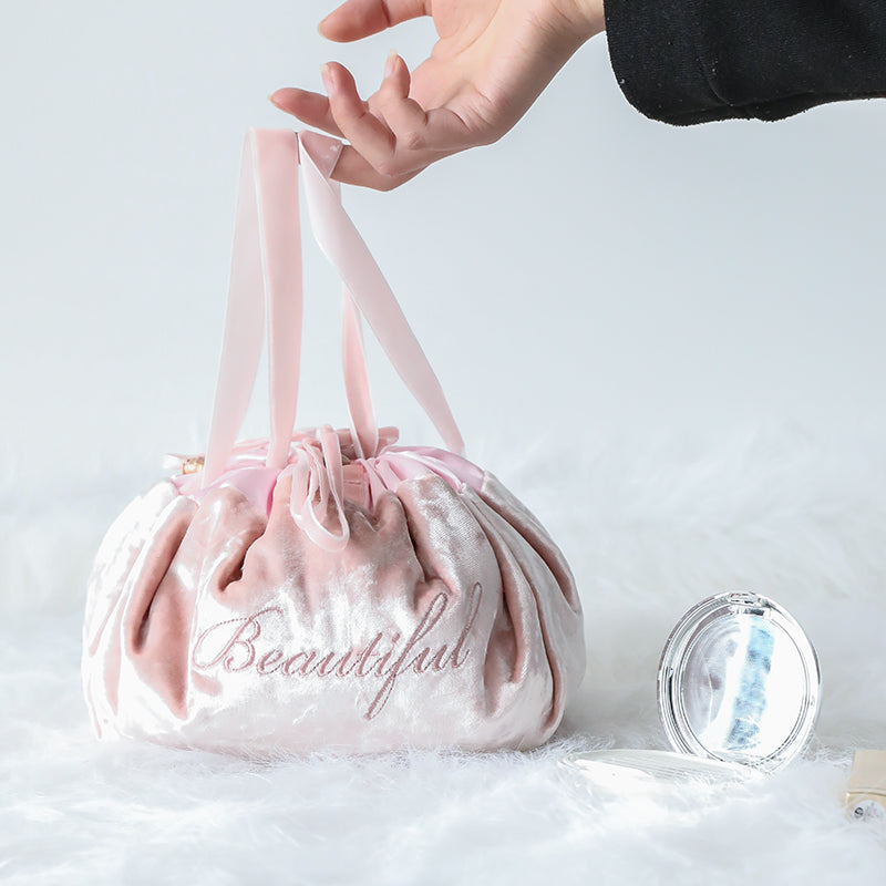 Velvet Drawstring Beauty Bag