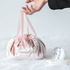 Velvet Drawstring Beauty Bag