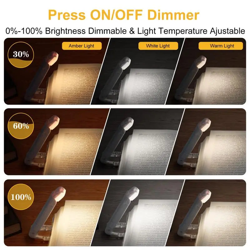 Lampe de Lecture LED USB Rechargeable Protection des Yeux