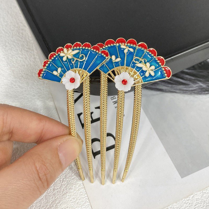 Decorative Hair Comb — Butterfly or Fan