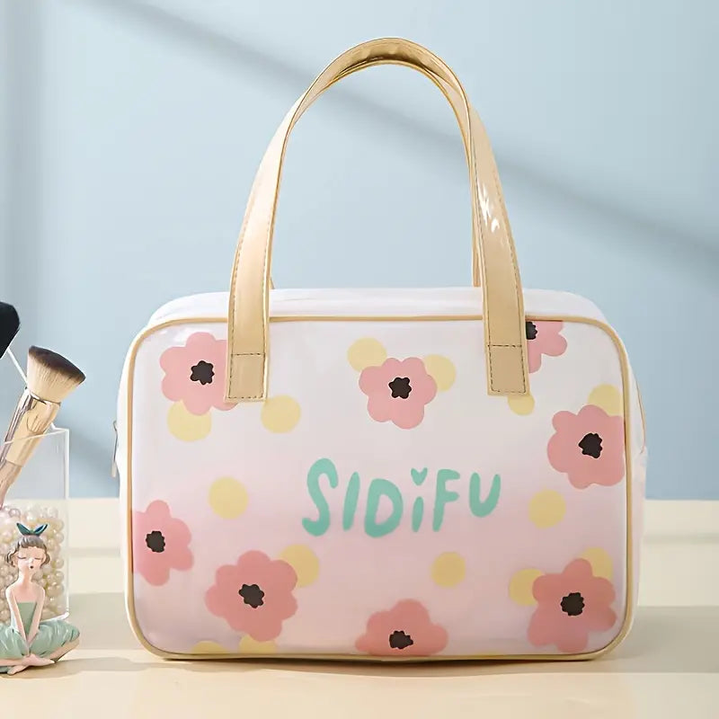 Translucent Waterproof Makeup Bag Toiletry Organizer