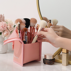 Upright Makeup Brush Storage Bag