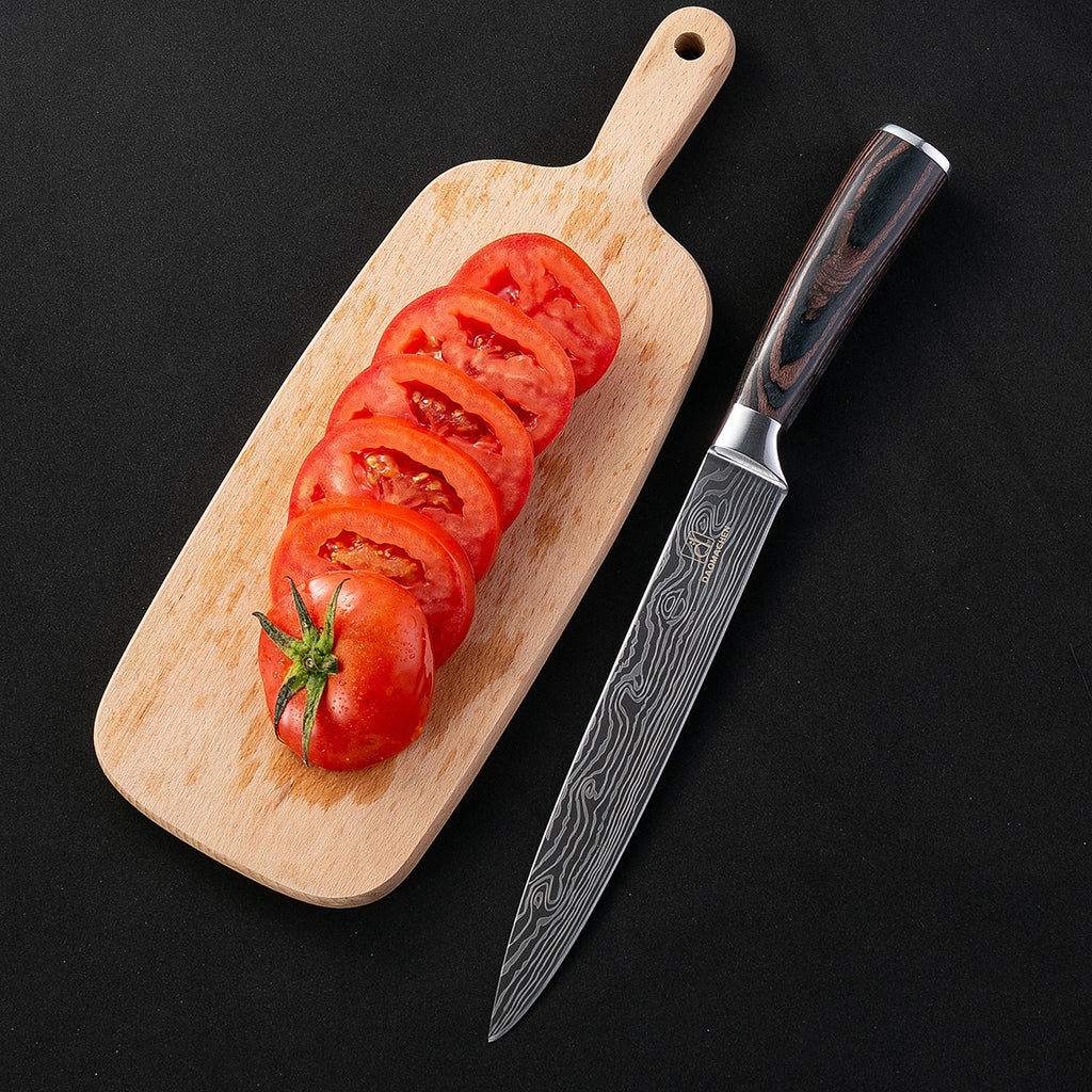 Ensemble de couteaux de cuisine style Damas