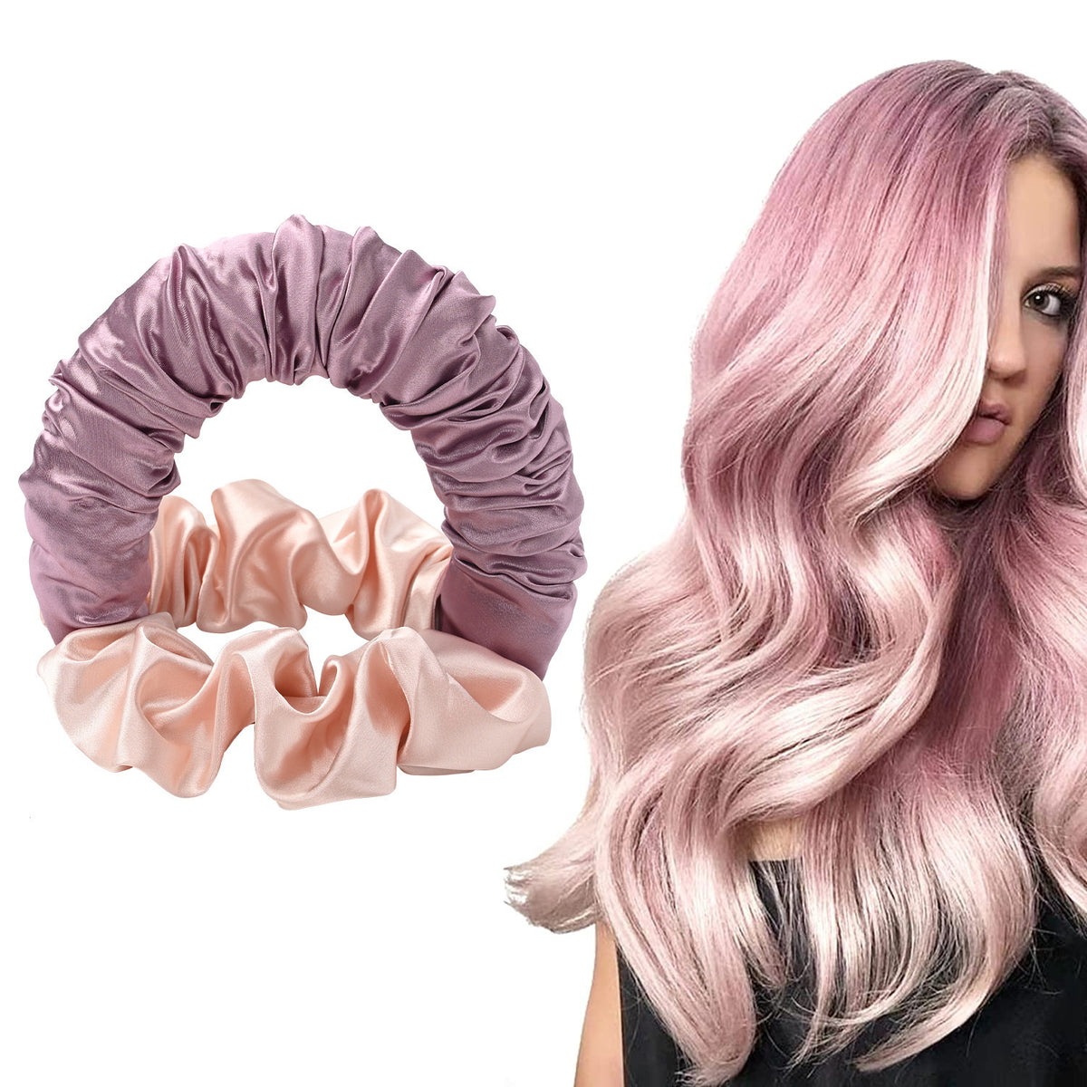 Portable Heatless Curling Tool for Effortless Styles