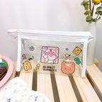 Clear Printed Makeup Pouch