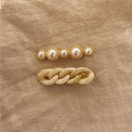 Pearl-Effect Hair Clip Collection