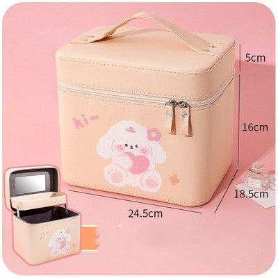 Embroidered Travel Makeup Case