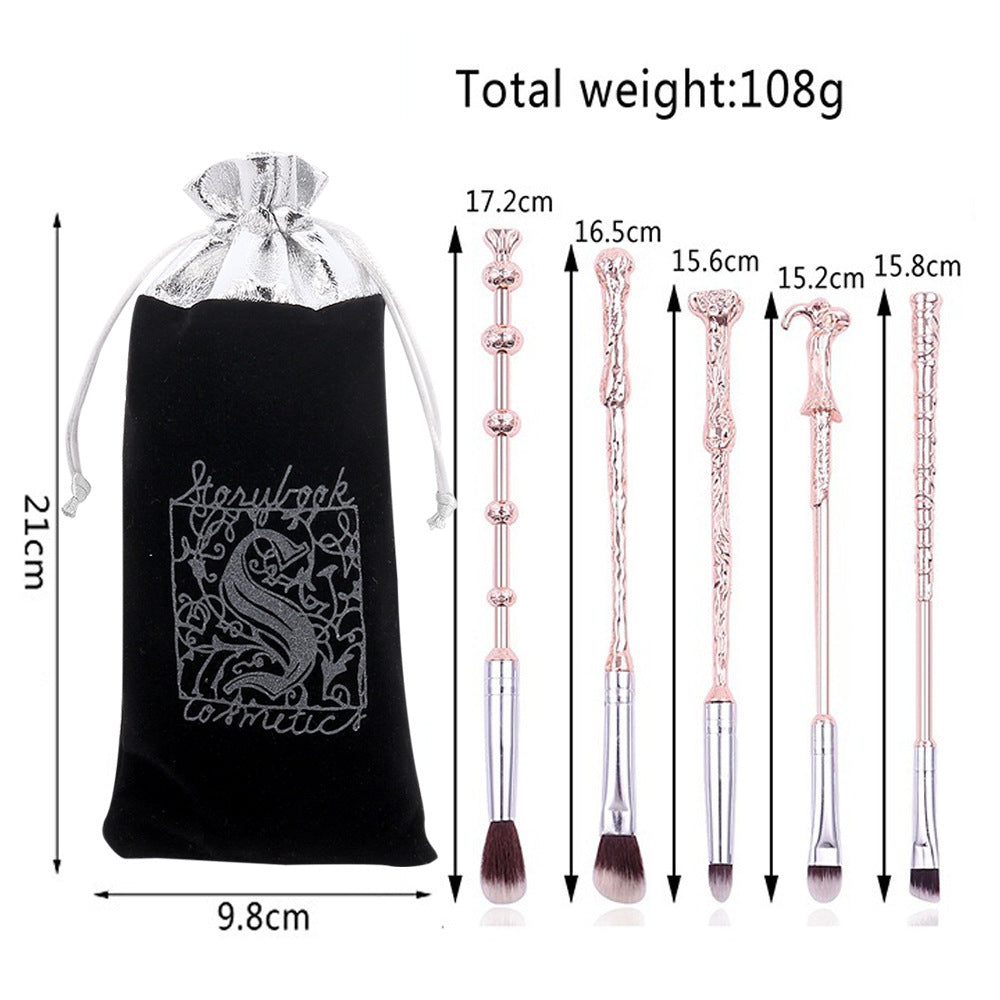 5-Piece Makeup Brush Set for Eye Makeup