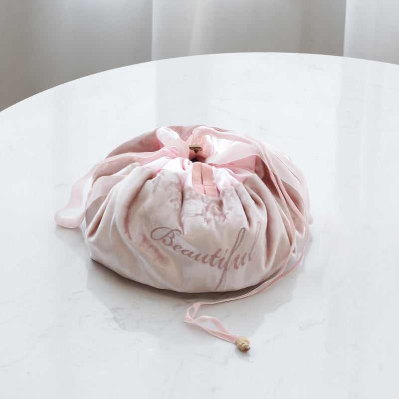 Velvet Drawstring Beauty Bag