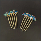 Elegant Butterfly Hair Comb - Women's Hair Accessory