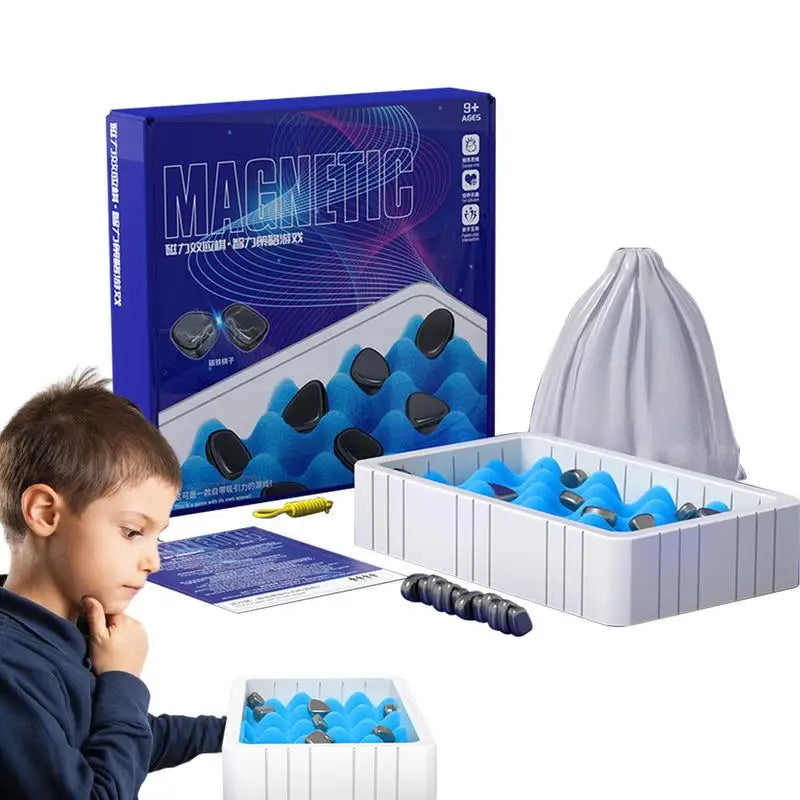 チェス盤ゲーム磁気エフェクト