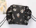 Lay-Flat Drawstring Makeup Bag