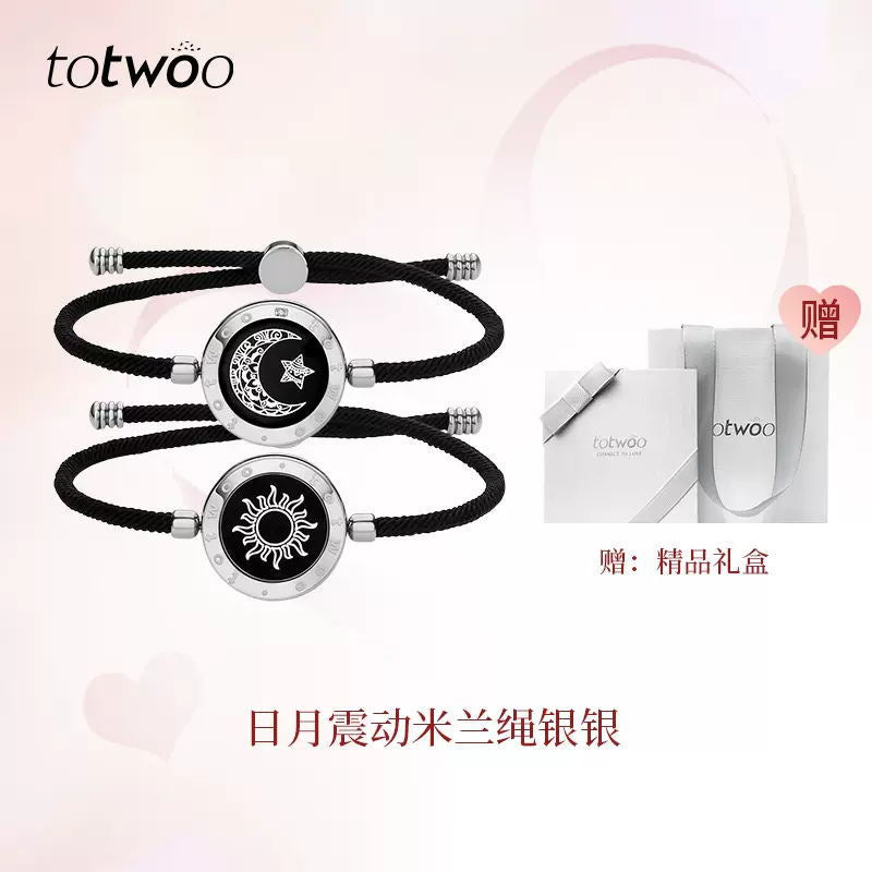 Totwooカップル用スマートブレスレット（フラッシュ＆振動機能付き）