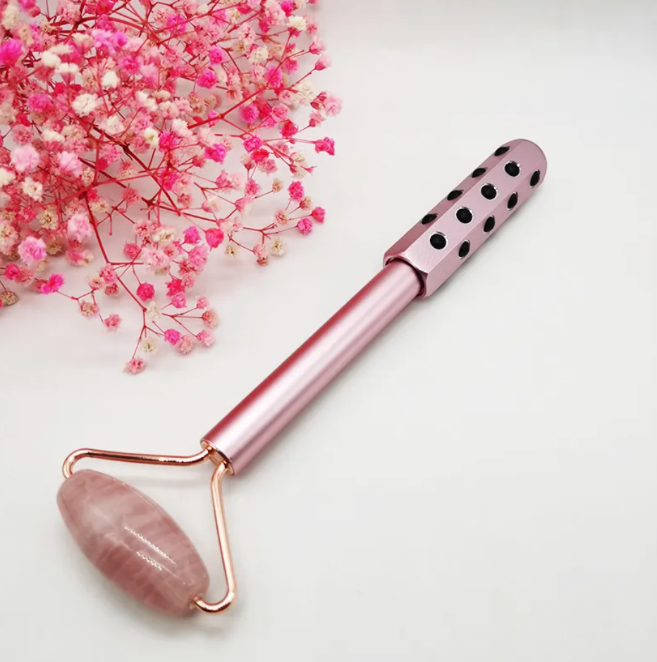 Rose Quartz Facial Massage Tools