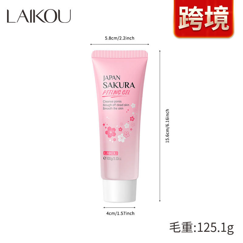LAIKOU Cherry Blossom Exfoliating Cleanser 100g