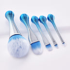 Blue Gradient Travel Brush Set — 5 Pieces