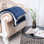Sherpa Fleece Throw Blanket — 130 × 160 cm