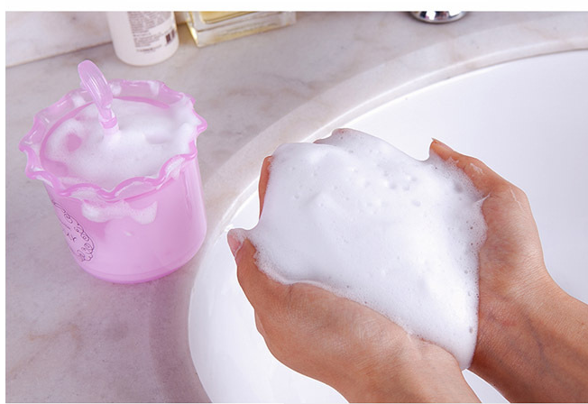 Foaming Net Facial Cleanser Whipping Tool and Cup