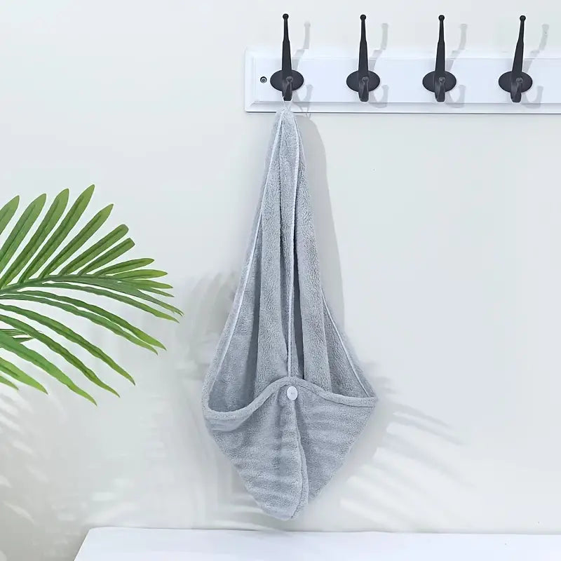 Microfiber Hair Towel Wrap for Curly Hair (1pc)