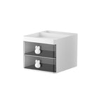 Cosmetic Storage Box with Dustproof Drawer Rack