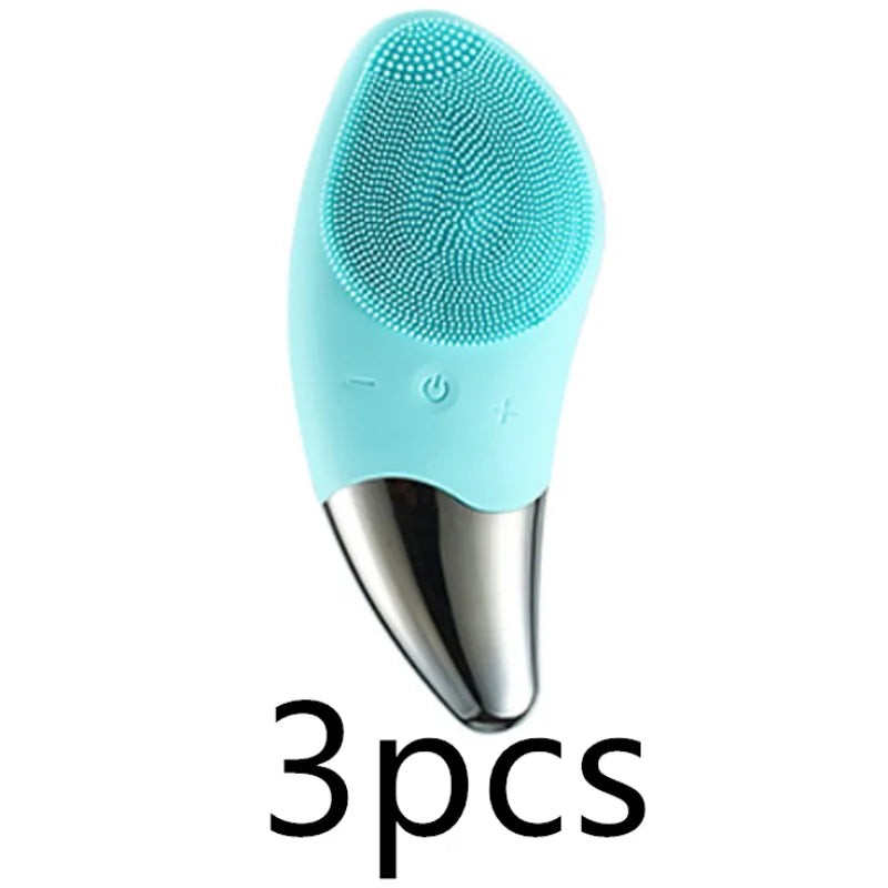 Rechargeable Silicone Facial Cleansing Brush